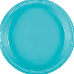 Teal Plastic Plate 10in | 50ct