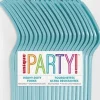 Teal Premium Plastic Forks | 50ct