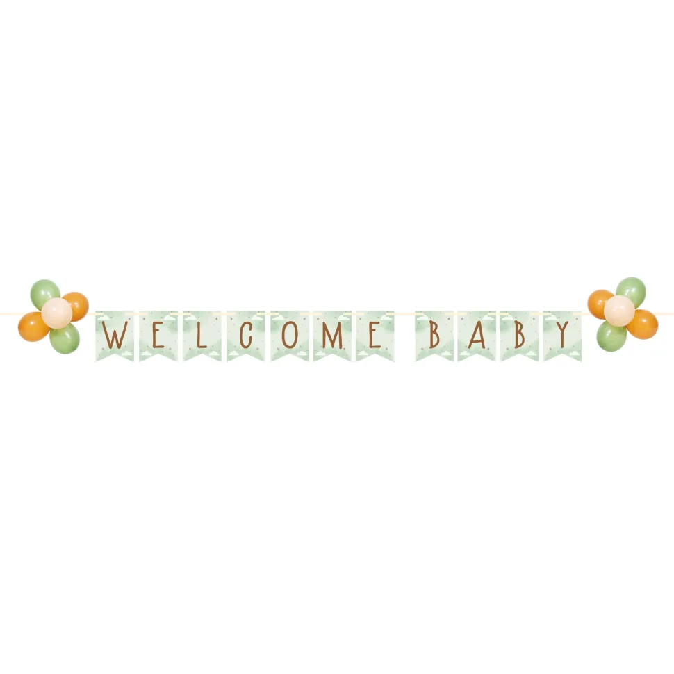 Teddy Bear Welcome Baby Banner | 1ct