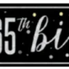 65th Birthday Banner 9ft | 1ct