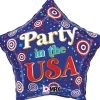 4th Of July Party In The USA Mylar Balloon 19" | 1 ct