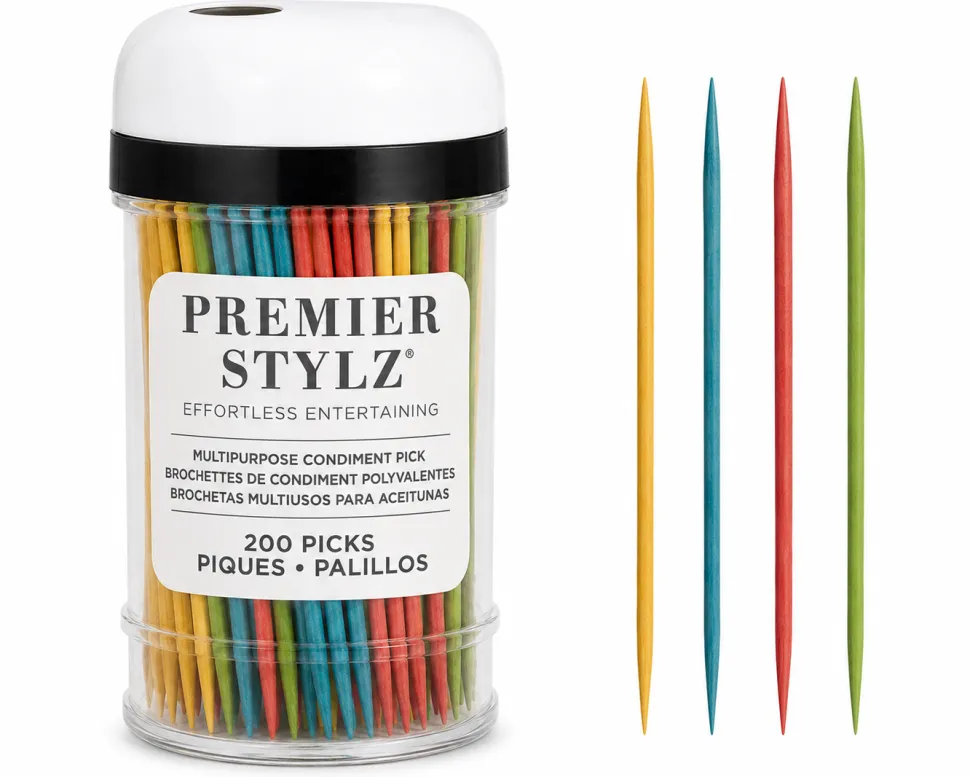 Toothpick Dispenser - Assorted | 200ct