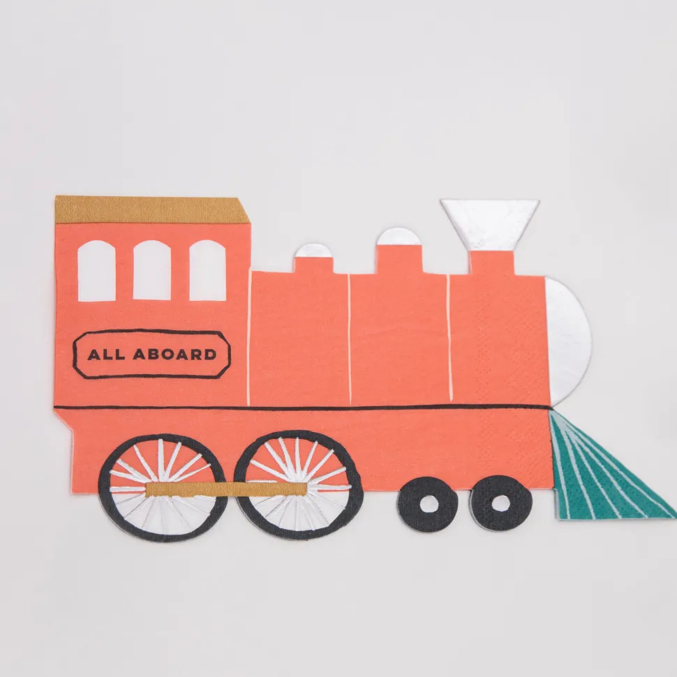 Train Napkins | 16ct