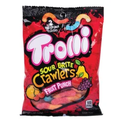 Trolli Sour Brite Crawlers Fruit Punch 5 oz Peg Bag | 1ct