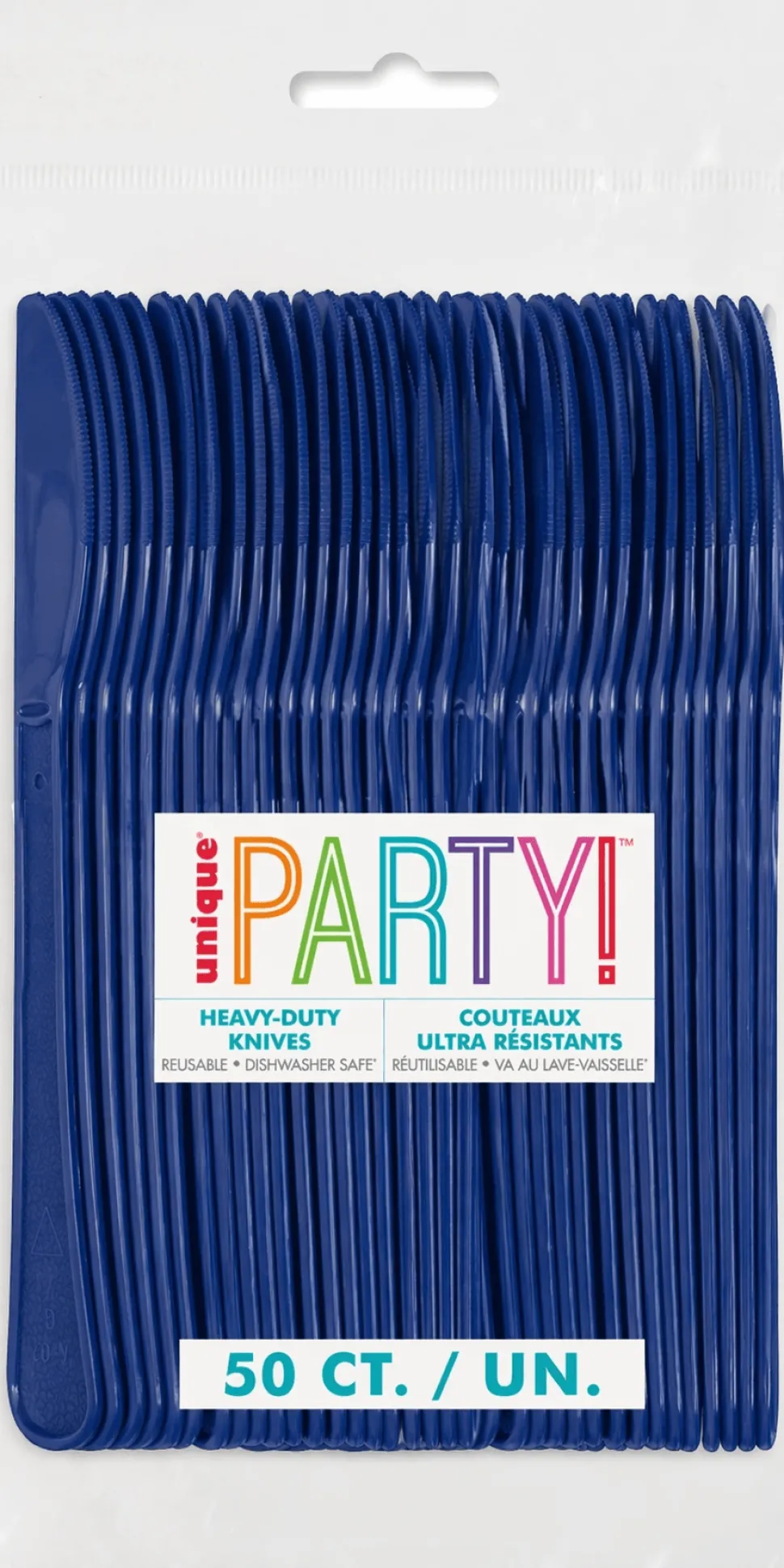 True Navy Premium Plastic Knives | 50ct