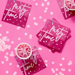 Turning Pink Beverage Napkins | 16ct