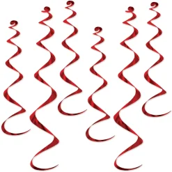 Twirly Whirlys - Red | 6ct