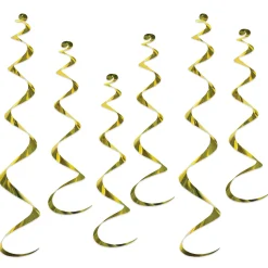 Twirly Whirlys - Yellow/Gold | 6ct