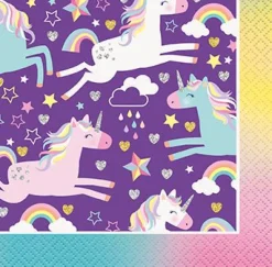 Unicorn Beverage Napkins | 16ct