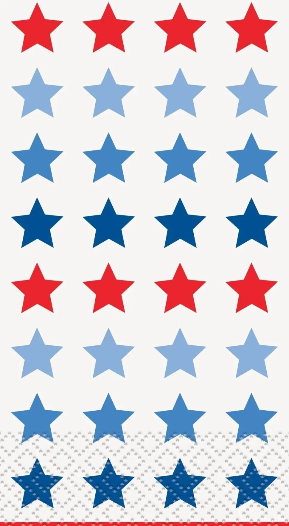 USA Patriotic Stars Dinner Napkins | 16 ct