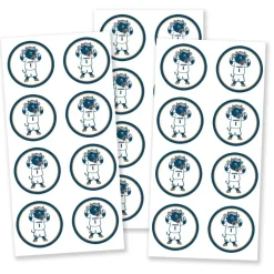 USU Youth Big Blue Stickers 2" | 24ct
