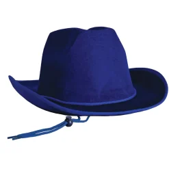 Velour Cowboy Hat - Blue | 1ct