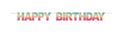 Vibrant Ombre Happy Birthday Banner | 1ct