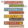 Western Sign Cutouts | 4ct