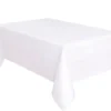 White Flannel Back Tablecover | 1ct