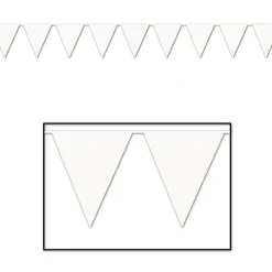 White Pennant Banner | 1ct