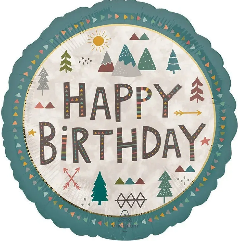 Wilderness Birthday SuperShape Balloon 28" | 1ct