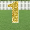Yard Card Gold Number/Symbol 21.5" | 1ct
