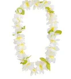 Yellow White Two-tone Flower Lei | 1ct